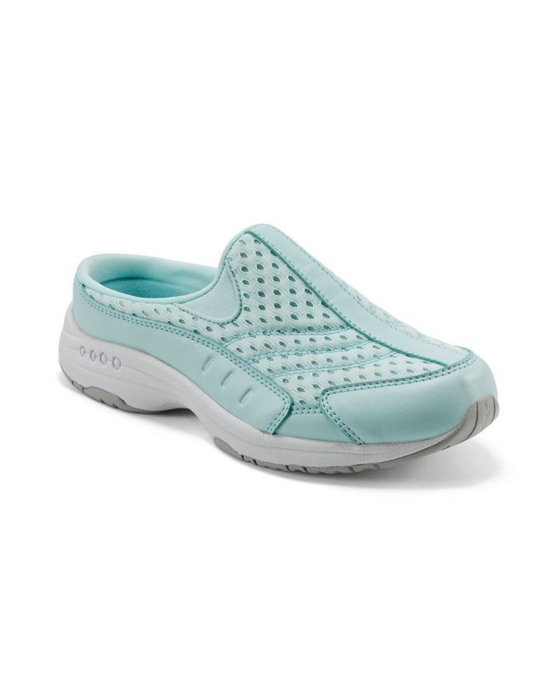 Women's Traveltime Round Toe Casual Slip-On Mules PD04 $40.29 Shoes