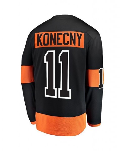 Men's Travis Konecny Black Philadelphia Flyers Alternate Breakaway Player Jersey $75.85 Jersey