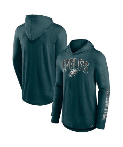 Men's Branded Midnight Green Philadelphia Eagles Front Runner Pullover Hoodie $33.14 Sweatshirt