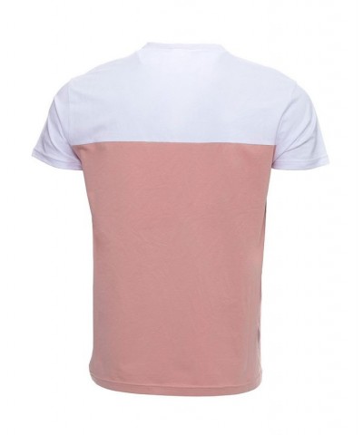 Men's Color Block Crew Neck Short Sleeve T-shirt Multi $17.55 T-Shirts