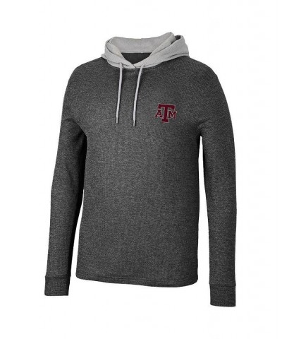 Men's Black Texas A&M Aggies Ballot Waffle-Knit Thermal Long Sleeve Hoodie T-shirt $34.30 T-Shirts