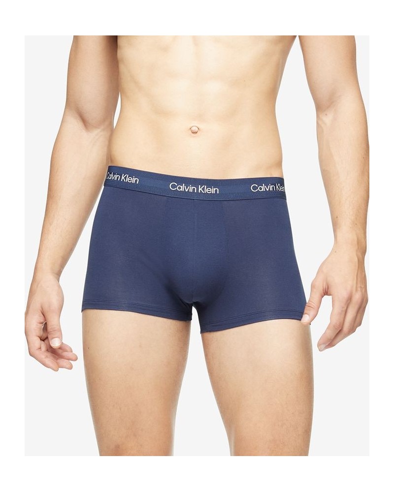 Men's Ultra Soft Modern Modal Trunk Underwear Blue $14.28 Underwear