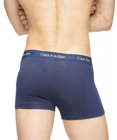 Men's Ultra Soft Modern Modal Trunk Underwear Blue $14.28 Underwear