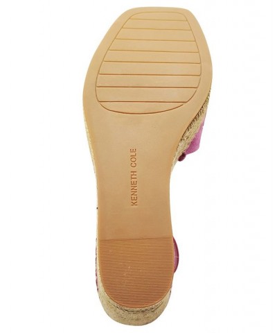 Women's Sol Espadrille Wedge Sandals Pink $50.66 Shoes