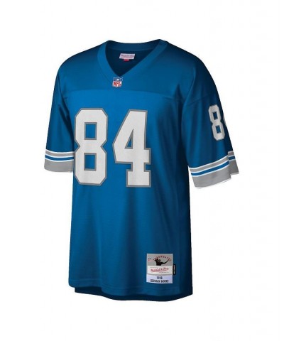 Men's Herman Moore Blue Detroit Lions Retired Player Legacy Replica Jersey $69.70 Jersey