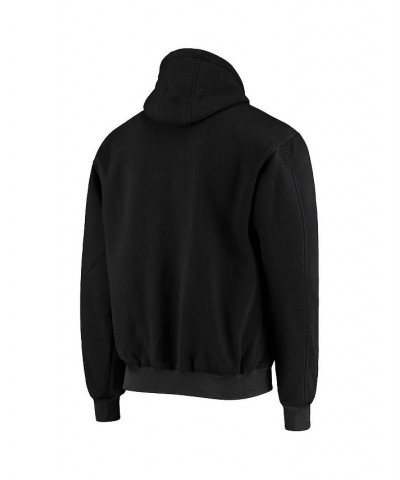 Men's Black Atlanta Falcons Craftsman Thermal-Lined Full-Zip Hoodie $48.30 Sweatshirt