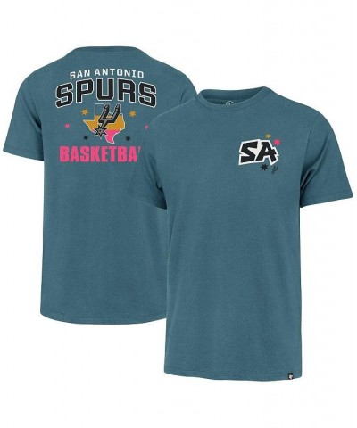 Men's Teal San Antonio Spurs 2022/23 City Edition Backer Franklin T-shirt $20.50 T-Shirts