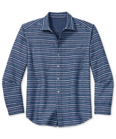 Men's Tale Of Two Flannels Reversible Button-Down Shirt Blue $39.52 Shirts