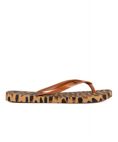 Women's Animale Print II Flip-flop Sandals PD03 $24.00 Shoes