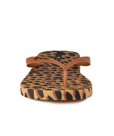 Women's Animale Print II Flip-flop Sandals PD03 $24.00 Shoes