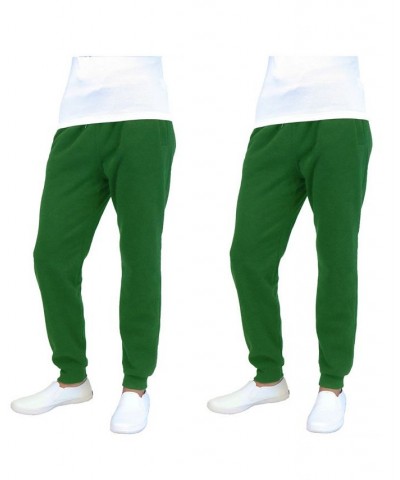 Men's 2-Packs Slim-Fit Fleece Jogger Sweatpants Olive x 2 $27.60 Pants