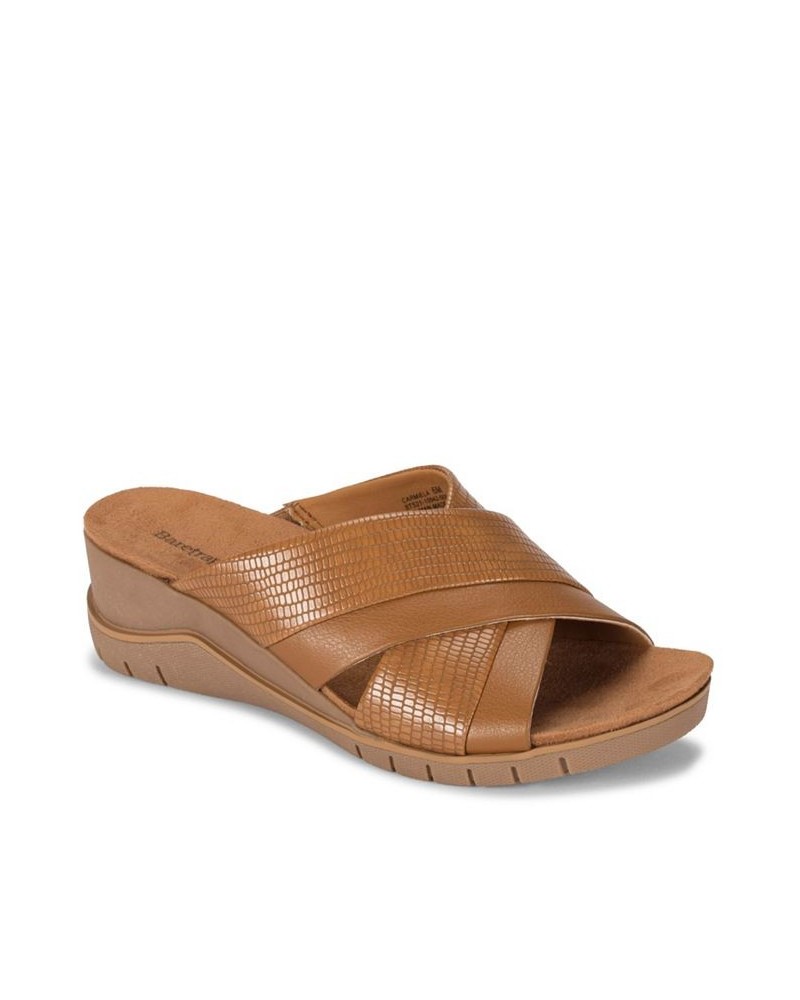 Carmiela Women's Wedge Slide Sandals PD05 $45.05 Shoes