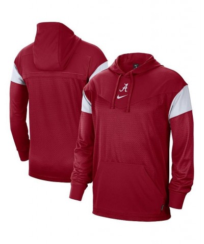 Men's Crimson Alabama Crimson Tide Sideline Jersey Pullover Hoodie $46.20 Sweatshirt