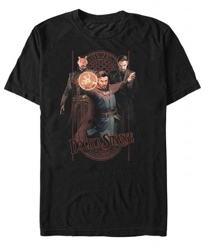 Men's Likeness Doctor Strange Movie 2 3 Stranges Short Sleeve T-shirt Black $14.35 T-Shirts