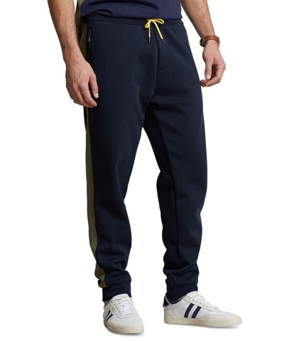 Men's Big & Tall Double-Knit Mesh Jogger Pants Blue $50.32 Pants