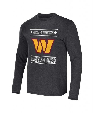 Men's NFL x Darius Rucker Collection by Heathered Charcoal Washington Commanders Long Sleeve T-shirt $21.56 T-Shirts