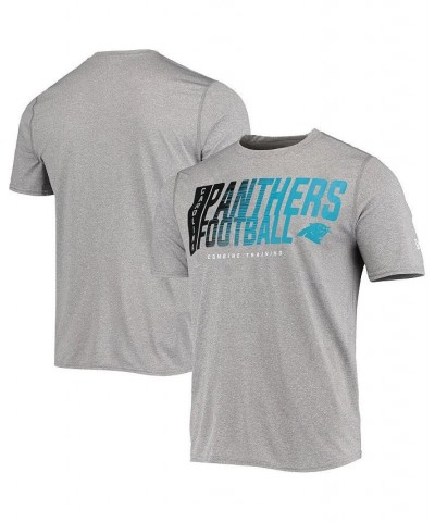 Men's Heathered Gray Carolina Panthers Combine Authentic Game On T-shirt $19.24 T-Shirts