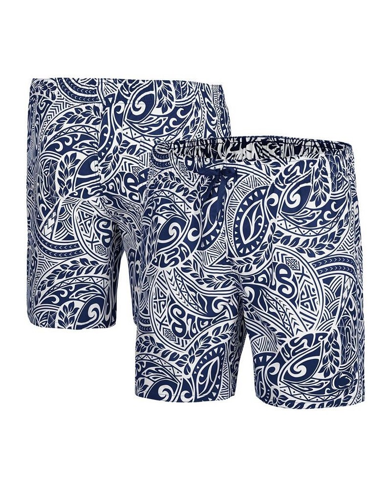 Men's Navy Penn State Nittany Lions Biff Swim Shorts $27.30 Swimsuits