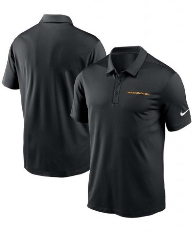 Men's Black Washington Football Team Franchise Performance Polo $27.53 Polo Shirts