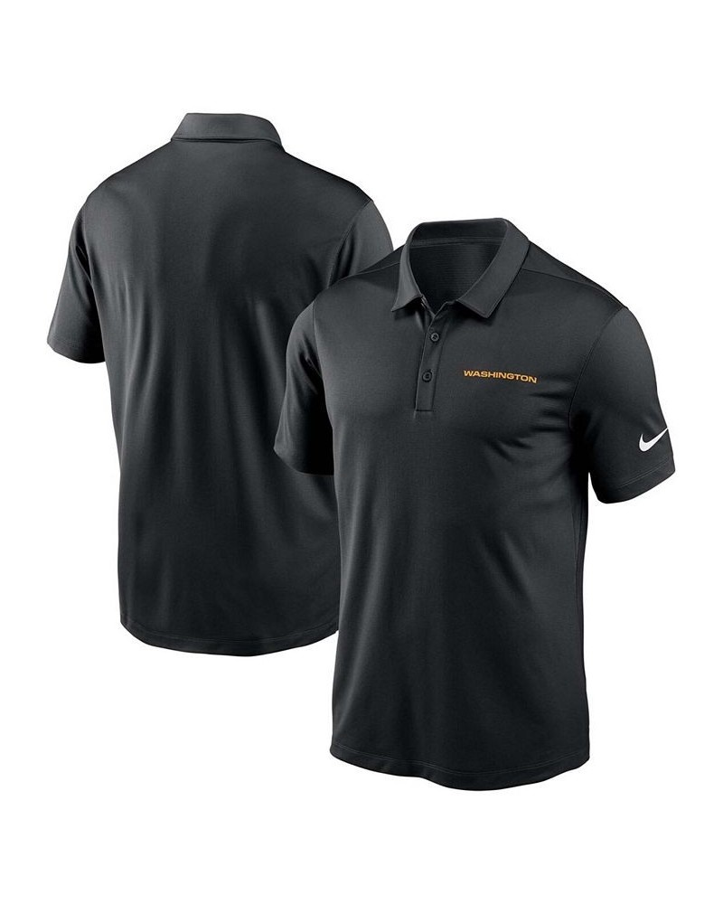 Men's Black Washington Football Team Franchise Performance Polo $27.53 Polo Shirts