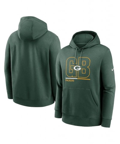 Men's Green Green Bay Packers City Code Club Fleece Pullover Hoodie $36.55 Sweatshirt