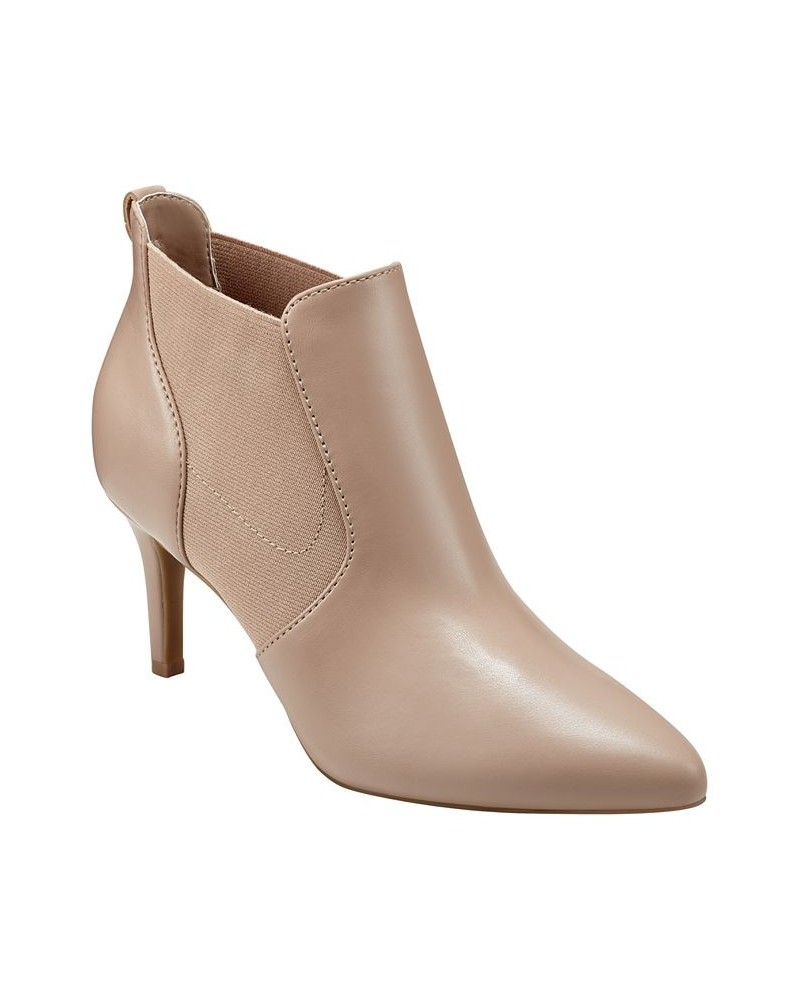 Women's Gallo Dress Booties Tan/Beige $56.76 Shoes