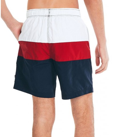 Men's Quick-Dry Colorblocked 8" Swim Trunks Blue $20.82 Swimsuits