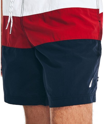 Men's Quick-Dry Colorblocked 8" Swim Trunks Blue $20.82 Swimsuits