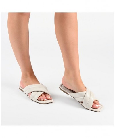 Women's Divyah Crisscross Puff Sandal PD01 $37.60 Shoes