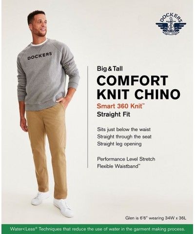 Men's Straight-Fit Comfort Knit Chinos PD03 $27.95 Pants