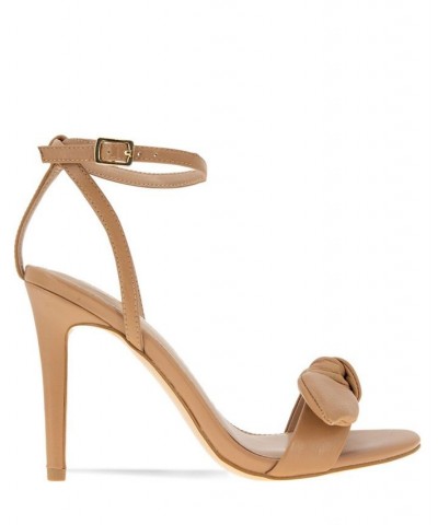 Women's Jamina Bow Detail Dress Sandal Tan/Beige $51.60 Shoes