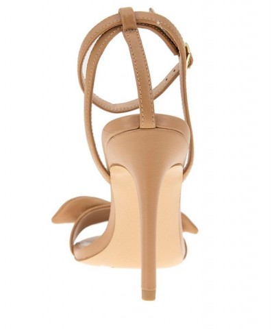 Women's Jamina Bow Detail Dress Sandal Tan/Beige $51.60 Shoes