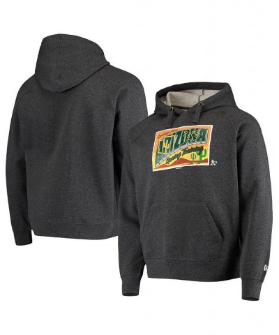 Men's Gray Oakland Athletics Spring Training Greetings From Arizona Raglan Pullover Hoodie $39.95 Sweatshirt