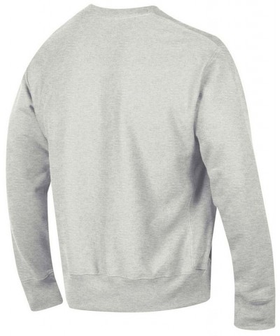 Men's Gray Stanford Cardinal Arch Over Logo Reverse Weave Pullover Sweatshirt $45.04 Sweatshirt