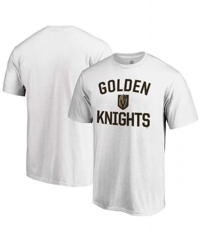 Men's White Vegas Golden Knights Team Victory Arch T-shirt $16.42 T-Shirts