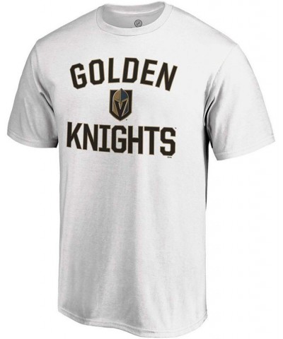 Men's White Vegas Golden Knights Team Victory Arch T-shirt $16.42 T-Shirts