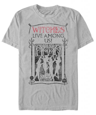 Men's Fantastic Beasts and Where to Find Them Witches Among Us Short Sleeve T-shirt Gray $15.40 T-Shirts