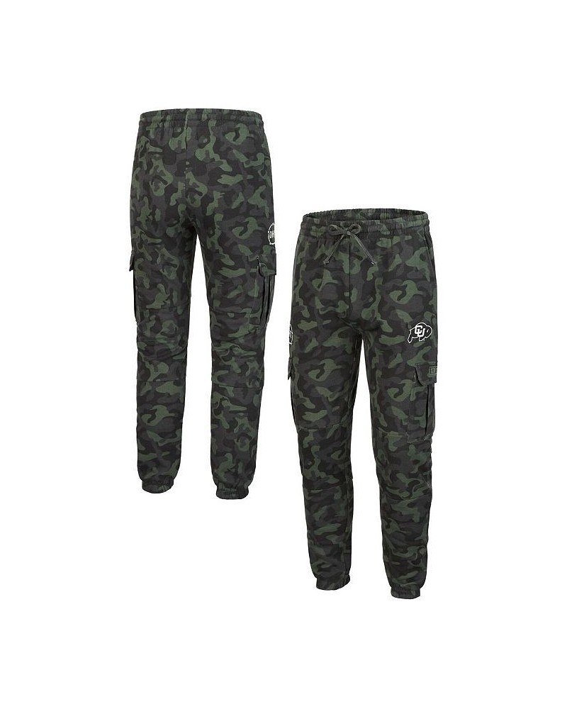 Men's Camo Colorado Buffaloes Logo OHT Military-Inspired Appreciation Code Fleece Pants $28.80 Pants