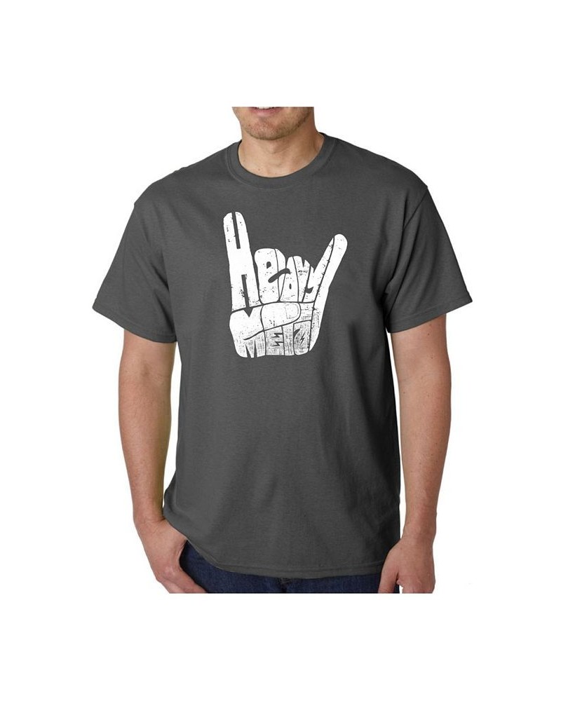 Men's Word Art T-Shirt - Heavy Metal Gray $13.24 T-Shirts