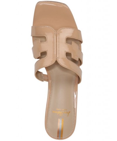 Dev Cork Platform Logo Sandals Tan/Beige $48.00 Shoes