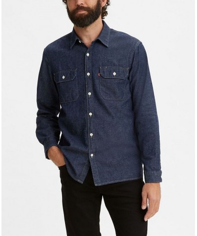 Men's Jackson Worker Overshirt Blue $41.17 Shirts