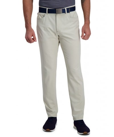 The Active Series™ Slim Fit Flat Front 5-Pocket Tech Pant Tan/Beige $29.69 Pants