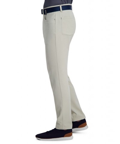 The Active Series™ Slim Fit Flat Front 5-Pocket Tech Pant Tan/Beige $29.69 Pants