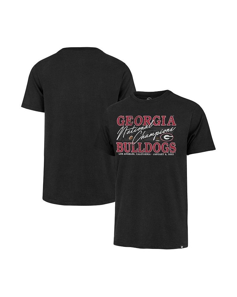 Men's Black Georgia Bulldogs College Football Playoff 2022 National Champions Script T-shirt $22.50 T-Shirts