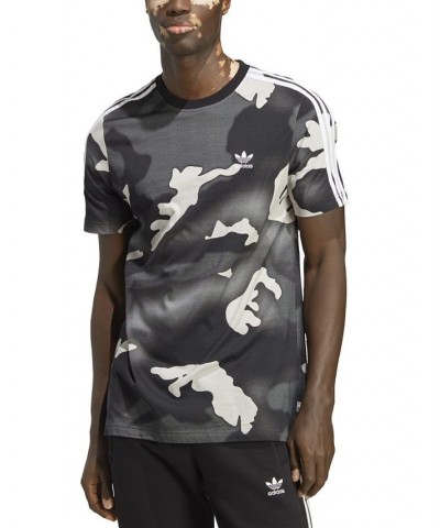 Men's Camo Print Short-Sleeve Crewneck T-Shirt Black $28.00 T-Shirts