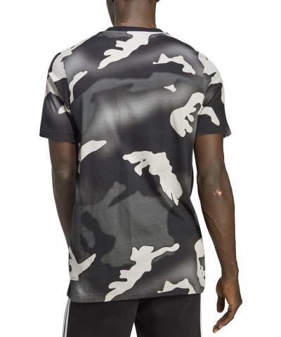 Men's Camo Print Short-Sleeve Crewneck T-Shirt Black $28.00 T-Shirts