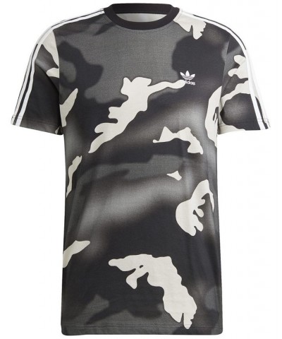 Men's Camo Print Short-Sleeve Crewneck T-Shirt Black $28.00 T-Shirts