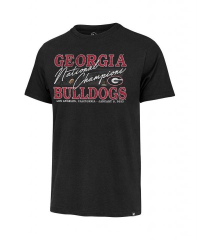 Men's Black Georgia Bulldogs College Football Playoff 2022 National Champions Script T-shirt $22.50 T-Shirts