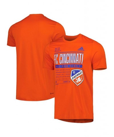 Men's Orange FC Cincinnati Club DNA Performance T-shirt $21.60 T-Shirts