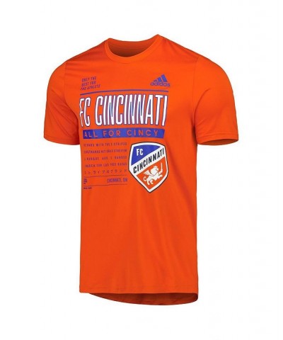 Men's Orange FC Cincinnati Club DNA Performance T-shirt $21.60 T-Shirts